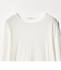 ハイツイストコットン シアークレープ ロングスリーブTシャツ