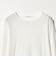 ハイツイストコットン シアークレープ ロングスリーブTシャツ