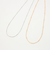 ＜by Preek＞ドットライン チェーン ネックレス