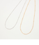 ＜by Preek＞ドットライン チェーン ネックレス