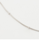 ＜by Preek＞ドットライン チェーン ネックレス
