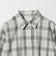 コットン チェック オーバーサイズ シャツ