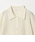 ノットヤーンニット ハーフスリーブ シャツ カーディガン ウォッシャブル