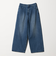 【WEB限定】タックワイド デニムパンツ
