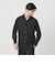 【WEB限定 WARDROBE SMART】リネンライク ワイドカラー スキッパー シャツ