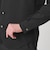 【WEB限定 WARDROBE SMART】リネンライク ワイドカラー スキッパー シャツ