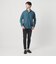 【WEB限定 WARDROBE SMART】リネンライク ワイドカラー スキッパー シャツ