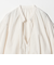 コットンナイロン ボリューム スキッパー ブラウス