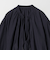 コットンナイロン ボリューム スキッパー ブラウス