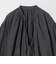 コットンナイロン ボリューム スキッパー ブラウス