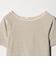 コットン パイルボーダー 5分袖カットソー