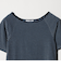 コットン パイルボーダー 5分袖カットソー