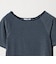 コットン パイルボーダー 5分袖カットソー