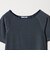 コットン パイルボーダー 5分袖カットソー