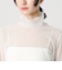 【WEB限定 Wardrobe DAILY MINIMAL】ドット チュールタートルネックプルオーバー ウォッシャブル