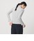 【WEB限定 Wardrobe DAILY MINIMAL】レースコンビ リブニットプルオーバー ウォッシャブル