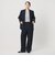 【WEB限定 Wardrobe DAILY MINIMAL】レースコンビ リブニットプルオーバー ウォッシャブル