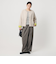 【WEB限定 Wardrobe DAILY MINIMAL】バイカラー スナップボタンカーディガン ウォッシャブル