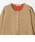 【WEB限定 Wardrobe DAILY MINIMAL】バイカラー スナップボタンカーディガン ウォッシャブル