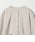 【WEB限定】エアリーポンチ スナップボタンカーディガン