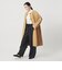 【WEB限定】コットンナイロン ツイルノーカラーコート