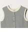 コットンポリエステル ジャガード 2WAYニットベスト  ウォッシャブル