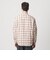 レイヤード オンブレチェック レギュラー シャツ GRANDE TAPERD型