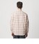 レイヤード オンブレチェック レギュラー シャツ GRANDE TAPERD型
