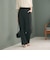 ポリエステルブレンド バックゴム ワイドパンツ ウォッシャブル