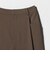 ポリエステルブレンド バックゴム ワイドパンツ ウォッシャブル