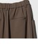 ポリエステルブレンド バックゴム ワイドパンツ ウォッシャブル