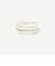＜eoa＞ストーン ダブル リング