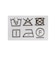 麻ブレンド バックゴム タック ワイドパンツ