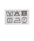 麻ブレンド バックゴム タック ワイドパンツ