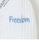 フリーダム スタンダード エンブロイダリー ロゴ クウォーター ソックス
