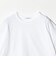 コットン天竺 ラウンドヘム Tシャツ