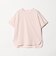 コットン天竺 ラウンドヘム Tシャツ
