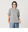 コットン天竺 ラウンドヘム Tシャツ
