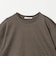 コットン天竺 ラウンドヘム Tシャツ