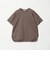 コットン天竺 ラウンドヘム Tシャツ