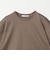 コットン天竺 ラウンドヘム Tシャツ