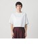 コットンポリエステル クロップド Tシャツ
