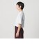 コットンポリエステル クロップド Tシャツ