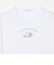 コットン ロゴプリント フレンチスリーブ Tシャツ