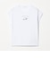 コットン ロゴプリント フレンチスリーブ Tシャツ