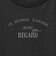 コットン ロゴプリント フレンチスリーブ Tシャツ
