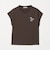 コットン ロゴプリント フレンチスリーブ Tシャツ