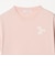 コットン ロゴプリント フレンチスリーブ Tシャツ