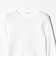 オーガニックコットンフライス ロングスリーブTシャツ