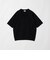 KNITEE クリンプコットン Vネック ニット Tシャツ ウォッシャブル